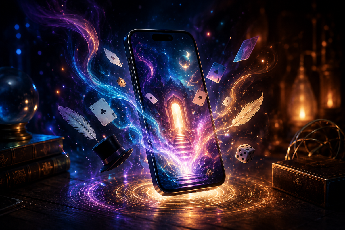 When the Magic App Wants to Be Seen